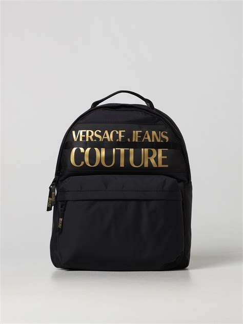 versace jeans backpack sale|Versace Jeans men's backpack.